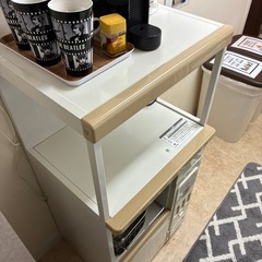 21日限定 米びつ付きキッチン収納の画像