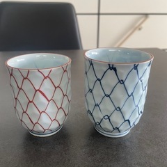 有田焼　　夫婦　湯呑み