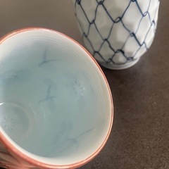 有田焼　　夫婦　湯呑みの画像
