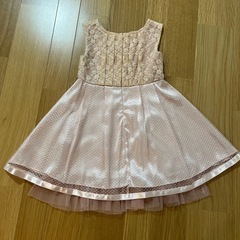 ①【美品】ドレス　110サイズの画像