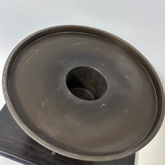 銅製花器 飾り台付き アンティークの画像