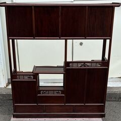 中古品 高級茶棚 和装飾り 骨董品 昭和レトロ