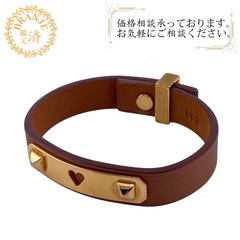 エルメス HERMES ブレスレット アスドゥクール ブラウン