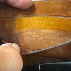 Berluti ベルルッティ カリグラフィー二つ折り財布　バーガンディ　赤茶色の画像