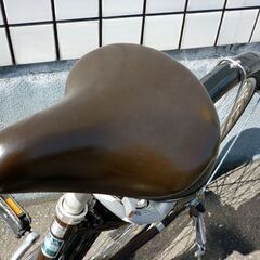 ☆自転車 BRIDGESTONE Albelt アルベルト シティサイクル 27インチ 5段変速 ブリヂストン 5段切り替え かご付き ライト点灯 札幌 北20条店の画像