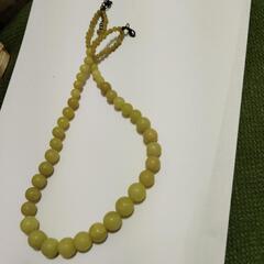 レトロな天然石？素材不明　ネックレス