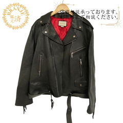 グッチ GUCCI ライダースジャケット TIGER EMBRO...