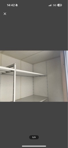 INABA イナバ物置 H2,260×W2,450×D1,300mm 鍵無し 解体済み (kg 