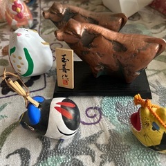干支の置物色々1個30円の画像