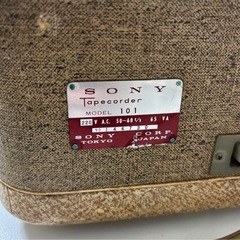 SONY　昭和レトロ　
オープンリールデッキ　の画像