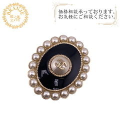 シャネル CHANEL ブローチ ココマーク A17V ゴールド