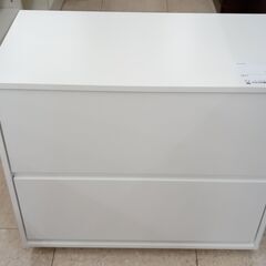 ★ジモティ割あり★TJ11654  チェスト 白 H65×D40...