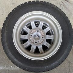 冬タイヤ、アルミ4本set　155/65R13