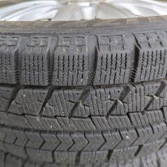 冬タイヤ、アルミ4本set　155/65R13の画像