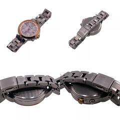 セイコー SEIKO 腕時計 ルキア 電波ソーラー 3針デイト 1B25-0AC0 シルバーの画像