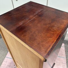 中古品　蝦夷民芸　アンティークチェスト　民芸家具の画像