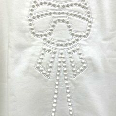 FENDI トレーナー ホワイト スタッズ カール・ラガーフェルド コットン60％ ポリエステル40％ スウェット フェンディの画像