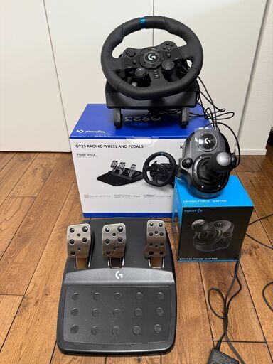 【20％値下げ】ハンコン（Logicool G923） ＋ シフター（LPST-14900）【美品】