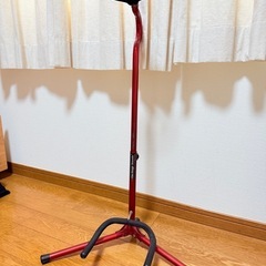 【差し上げます】ロック機構付ギタースタンド