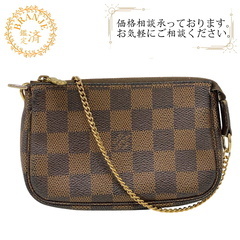 ルイヴィトン LOUIS VUITTON ポーチ ダミエ ミニポ...