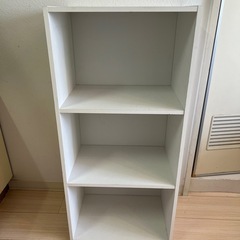 カラーボックス　白