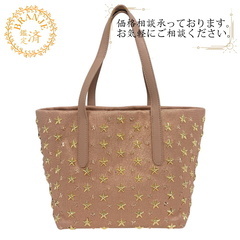 ジミーチュウ JIMMY CHOO ハンドバッグ スター スタッ...