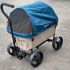ibiyaya アウトドアペットワゴン ステップ付き バギー ペ...