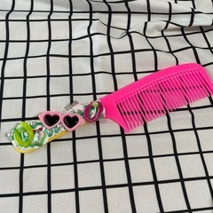 ヘアコームブラシ★デコレーション済み★ハンドメイド品