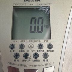 TANITA 体重計  の画像