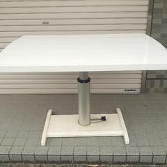 中古  昇降テーブル  ◐サイズ 120✕80✕高さ54〜74 ...