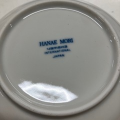 ☆値下げ☆H2505-453 HANAE MORI 中皿 取り分け皿 5枚セット ※バラ売り不可 直径約16cm 未使用品の画像