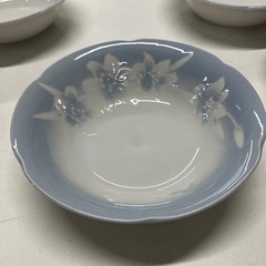 ☆値下げ☆H2505-453 HANAE MORI 中皿 取り分け皿 5枚セット ※バラ売り不可 直径約16cm 未使用品の画像