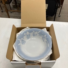 ☆値下げ☆H2505-453 HANAE MORI 中皿 取り分け皿 5枚セット ※バラ売り不可 直径約16cm 未使用品の画像
