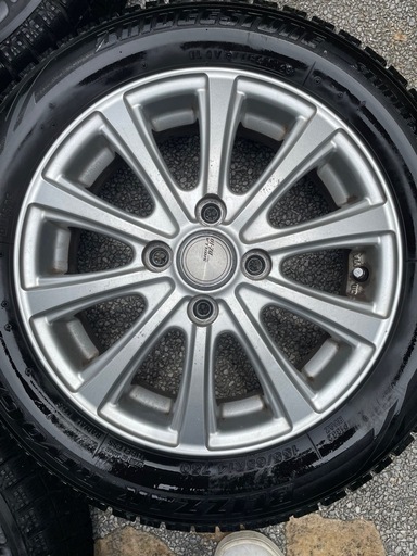 
155/65R14 スタッドレス　アルミホイール付き4本セット