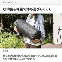 キャンプ  インフレーターマット 2つの画像