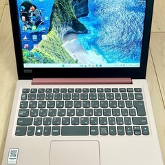 レノボ ピンク コンパクト ノートPC 初心者向 SSD搭載 O...