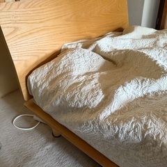 無印良品セミダブルベッド
