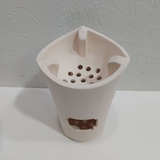 年代物 龍山造 白泥涼炉 涼炉台付 煎茶道具 年代物 龍山造 白泥涼炉 涼炉台付 煎茶道具