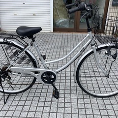 【26インチ自転車】美品❗️使用少ない❗️6段変速付　LEDダイ...