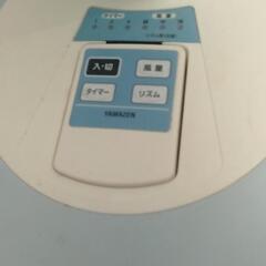 扇風機 リモコン付中古品　やや 変色 汚れありの画像