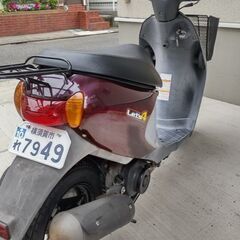 横須賀発★スズキ レッツ4 ★50cc 原付★リアタイヤ新品★自賠責付きの画像