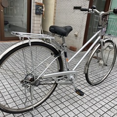 【27インチ自転車】美品❗️内装3段変速　LEDオートライト付　BAA認定車❗️マルキン製❗️若林自転車　膳所店　SALE中❗️の画像