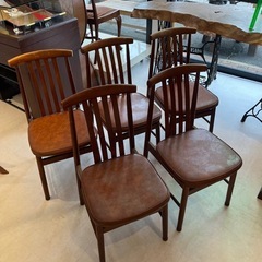 松田家具　ダイニングチェア　椅子　5脚セット
