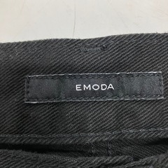 H2505-455 EMODA ダメージデニム ブラック レディース 中古の画像