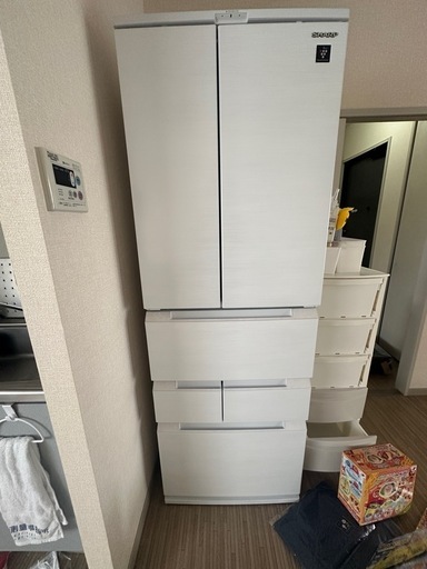 SHARP SJ-MF50K-W 冷蔵庫 501L 中古未使用
