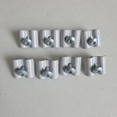 無印良品　スチールユニットシェルフ　帆立補強パーツ　2セットの画像