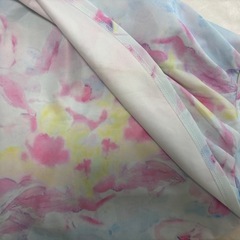 タイトスカート　水彩柄の画像