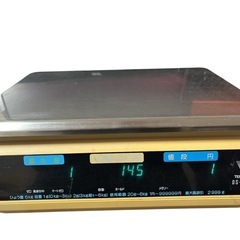 TERAOKA【 DS-688F 】寺岡 電気抵抗線式はかり ひょう量6Kgの画像