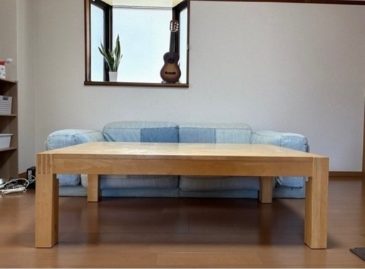 IKEA NORDBY ローテーブル センターテーブル 脚カット加工済 幅125cm