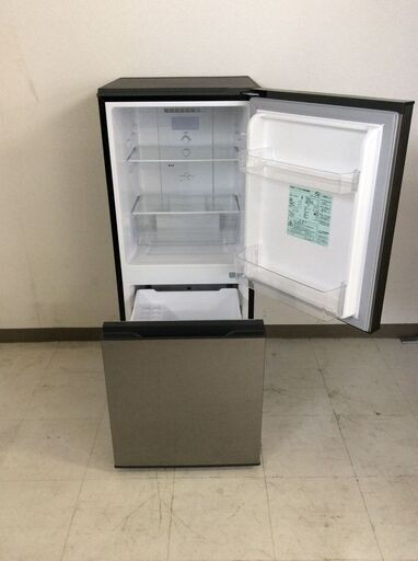 (6/5受渡済)JT10851【AQUA/アクア 2ドア冷蔵庫】2022年製 AQR-14N-S 家電 キッチン 冷蔵冷凍庫 右開き 